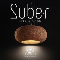 Design con sughero riciclato dal progetto ETICO di Amorim Cork Italia